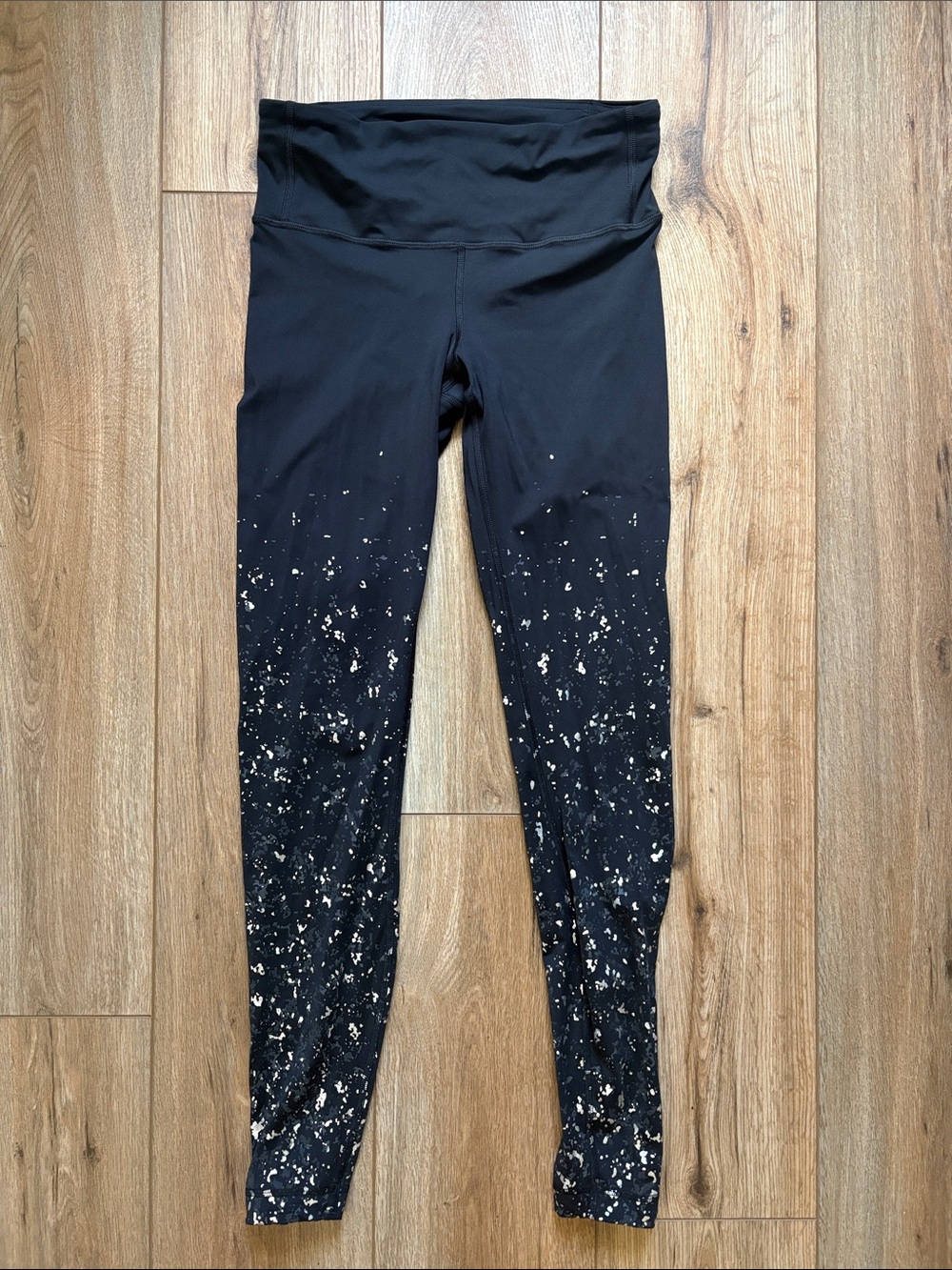lululemon athletica Black Performance Foil Leggings